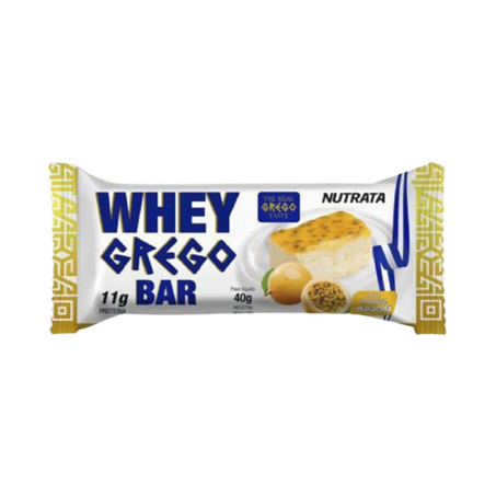BARRA DE PROTEÍNA MOUSSE DE MARACUJÁ WHEY GREGO