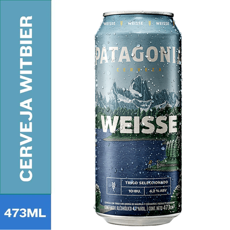 CERVEJA PATAGONIA WEISSE LATA 473ML