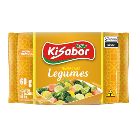 Tempero para Legumes kisabor 60g