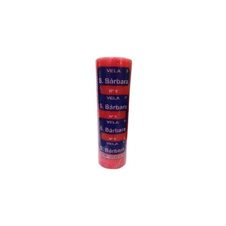 VELA SANTA BARBARA VERMELHA N.6 270G