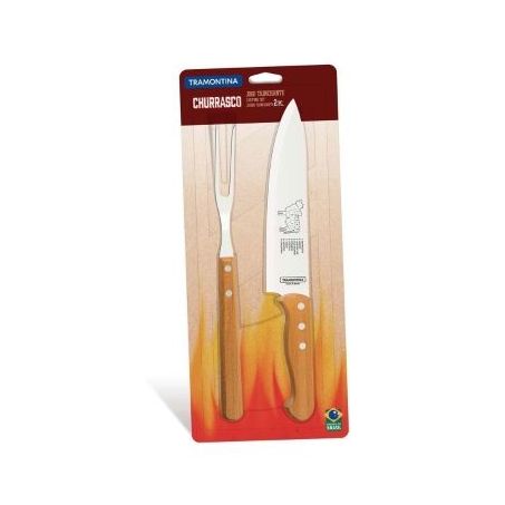JG TRAMONTINA 2PCS CHURRASCO TRINCHA 074