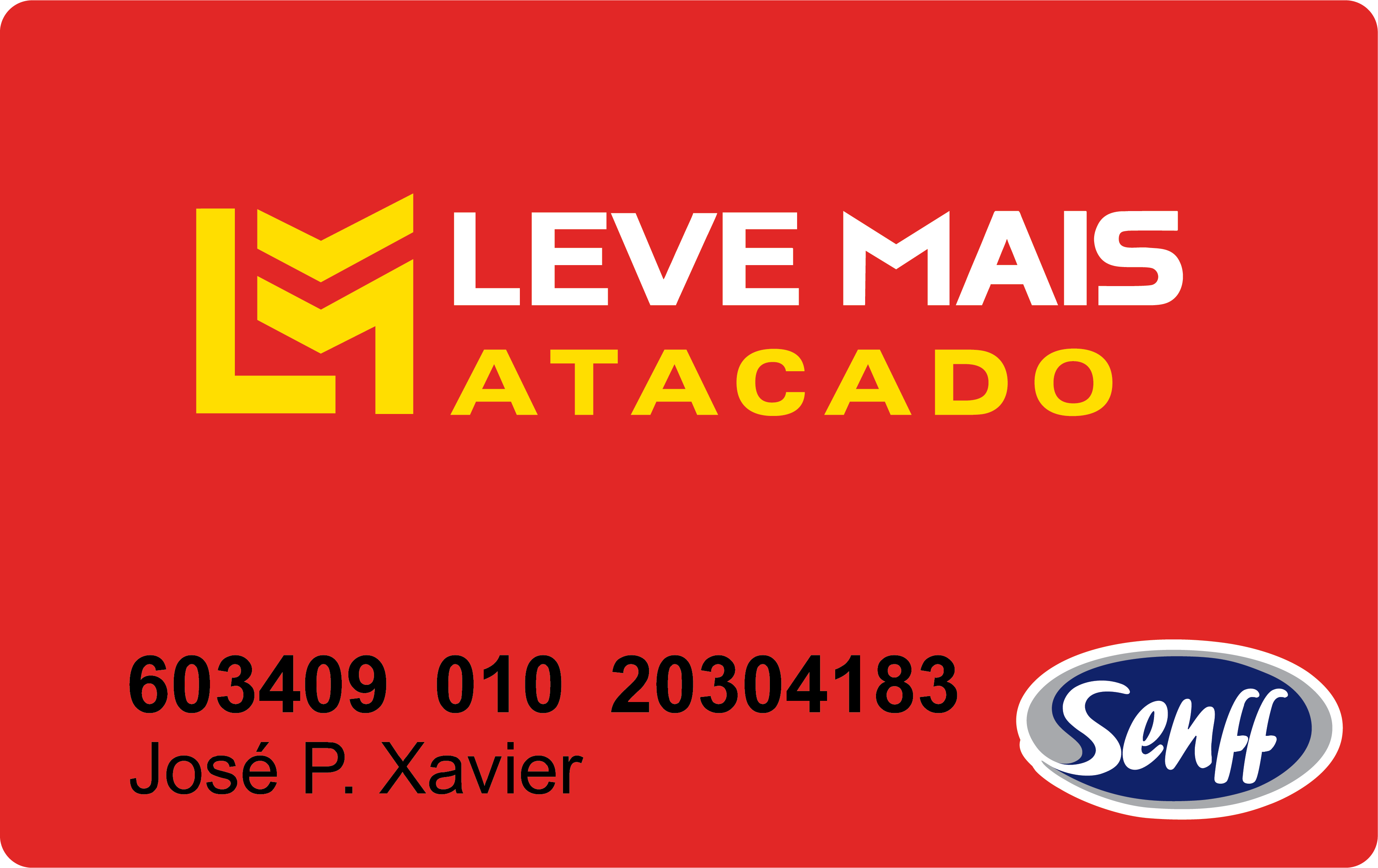 Cartão Leve Mais Atacado