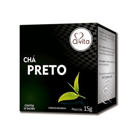 CHA PRETO 15G QVITA