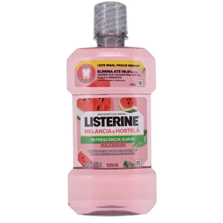 Antisséptico Bucal Listerine melancia e hortelã 500ml 360-0