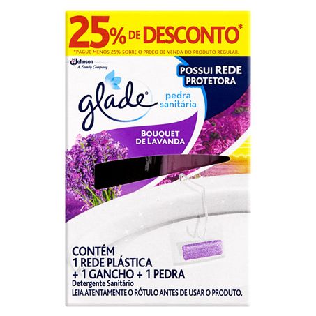 DETERGENTE SANITÁRIO EM PEDRA BOUQUET DE LAVANDA GLADE