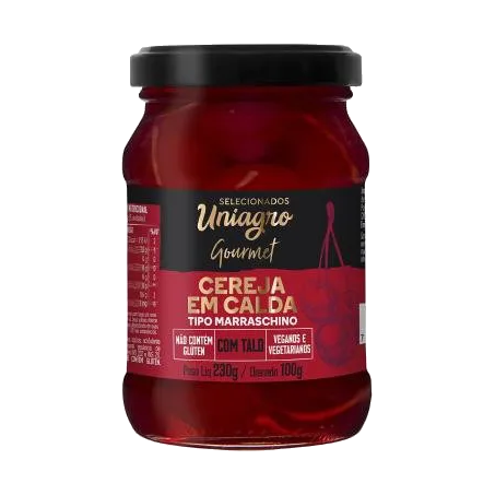 CEREJA EM CALDA MARRASCHINO UNIAGRO GOURMET