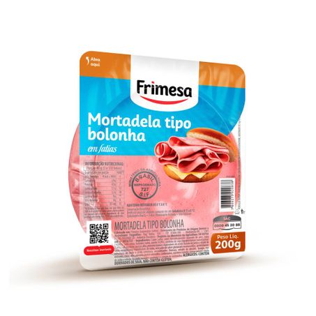 MORTADELA BOLOGNA EM FATIAS FRIMESA