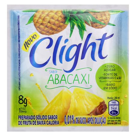 REFRESCO EM PÓ ABACAXI ZERO AÇÚCAR CLIGHT