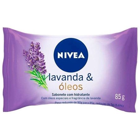 SABONETE EM BARRA HIDRAT LAV/OLEOS NIVEA 85G
