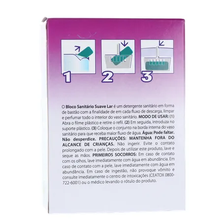Bloco Sanitario Suave Lar Lavanda 35g 360-17