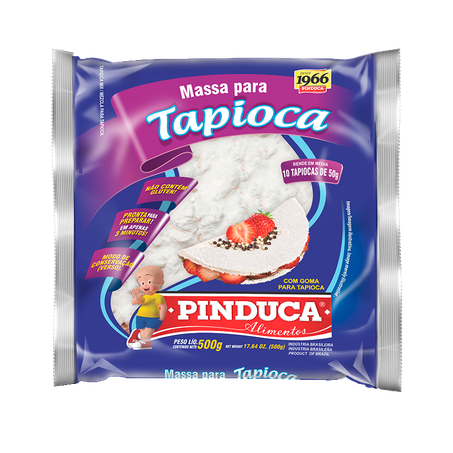 Massa para tapioca pinduca tradicional 500g