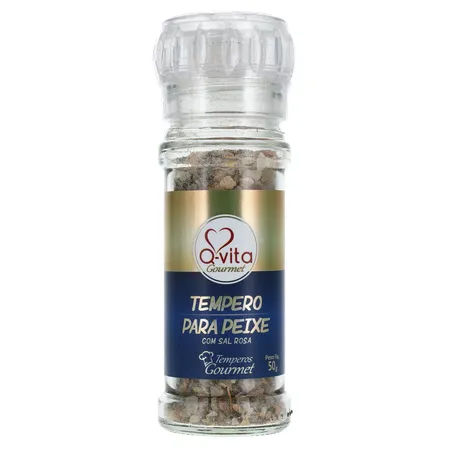 Tempero q-vita para peixe c-s moedor52