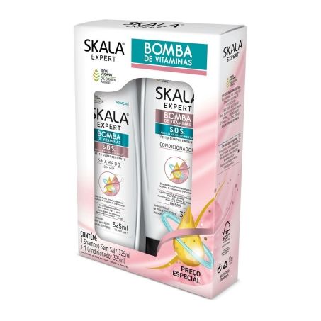 Kit sh cond skala bomba de vitamina 325ml