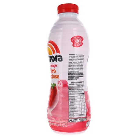 Bebida Láctea Aurora S/Lactose Morango 850g 360-25