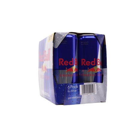 Energetico red bull trad 250ml 6un 360-12