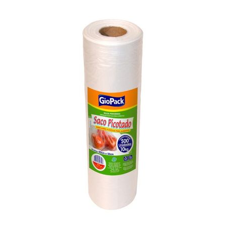 Saco Giopack 1kg 500un Picotado
