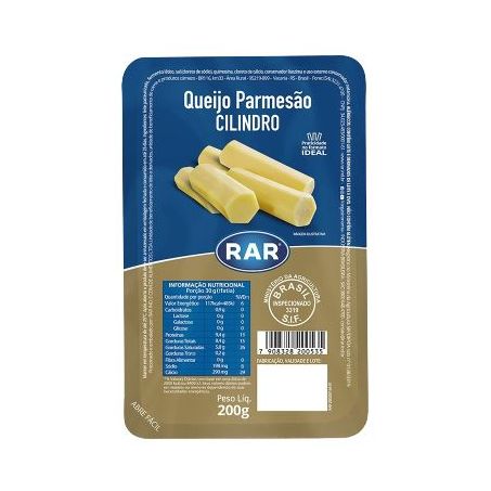 QUEIJO PARMESAO RAR 200G CILINDRO