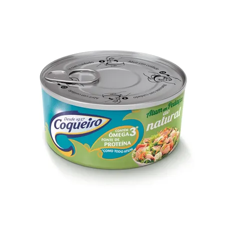 ATUM EM PEDACOS AO NATURAL COQUEIRO 170 G         