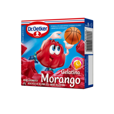 Gelatina Dr Oetker Morango 20g
