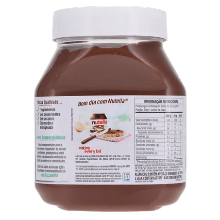CREME AVELÃ NUTELLA 650G 360-2