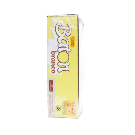 Chocolate Baton Garoto Branco Caixa com 30un - 480gr 360-47