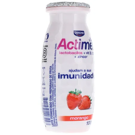 Leite Fermentado Parcialmente Desnatado de Morango Actimel 100G 360-33