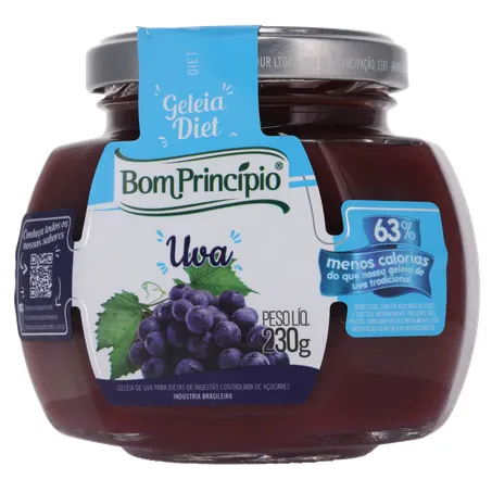 GELEIA BOM PRINC 230G DIET UVA  360-1