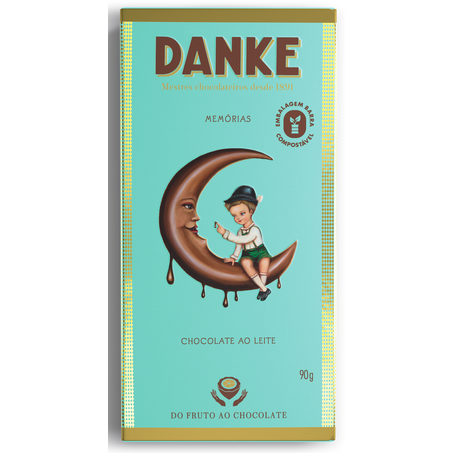 CHOC DANKE 90G AO LEITE
