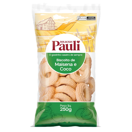 Biscoito Pauli Maizena 250g