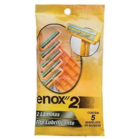 Aparelho de barbear belliz enox 2 c/05un