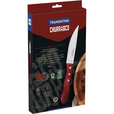 FACA TRAMONTINA CHURRASCO IMOX JUMBO