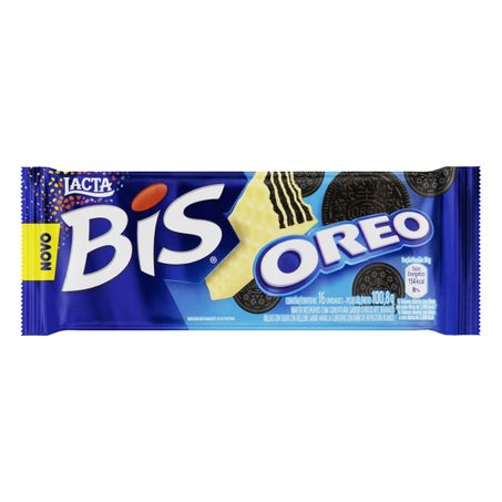 WAFER OREO COBERTURA CHOCOLATE BRANCO LACTA BIS