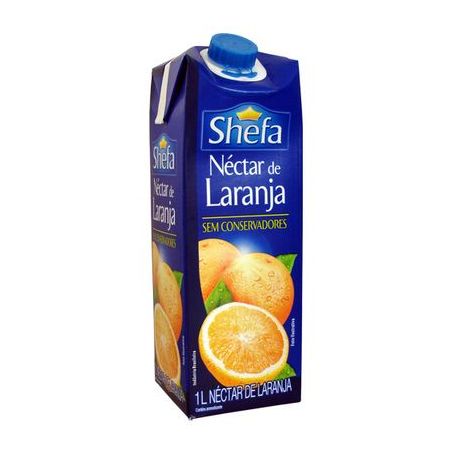 Suco néctar laranja shefa 1l