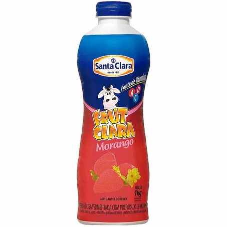 BEBIDA LÁCTEA SANTA CLARA 1KG GFA MORANGO*