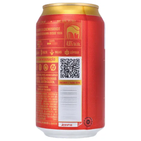 Cerveja Brahma Chopp Pilsen Lata 350Ml 360-21