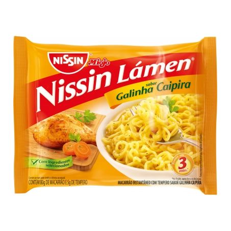 MACARRAO INST GALINHA CAIP NISSIN 85G