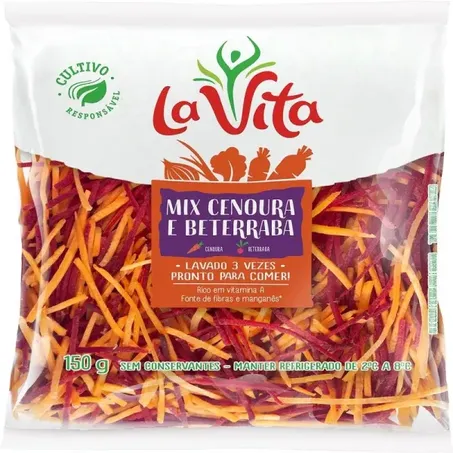 Feira Mix Cenoura e Beterraba La Vita 150g
