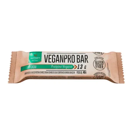 Barra Veganpro Cacau Nutrify 40g