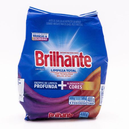 Sabao em po brilhante limp.total 400g