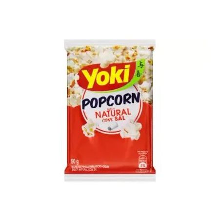 Pipoca de Microondas Pop Corn Yoki com Sal 50G
