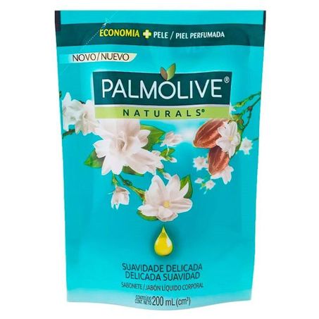 Sabonete Líquido Corporal Palmolive Naturals Suavidade Delicada Refil 200ML
