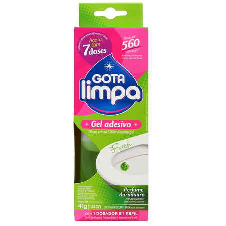 GEL ADESIVO 7X GOTA LIMPA FRESH 41G