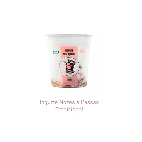 Iogurte do tambo 200g nozes e passas