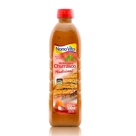 Molho Nono Vito para Churrasco Tradicional 500ml