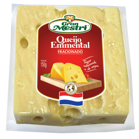 QUEIJO EMMENTAL GRAN MESTRI PACOTE 150G