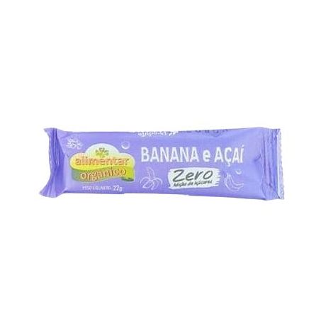 Barra Banana Alimentar Açaí Zero Açúcar 22g
