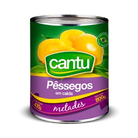 PESSEGOS EM CALDA METADES CANTU 430GR