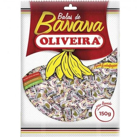 Bala banana oliveira 150g