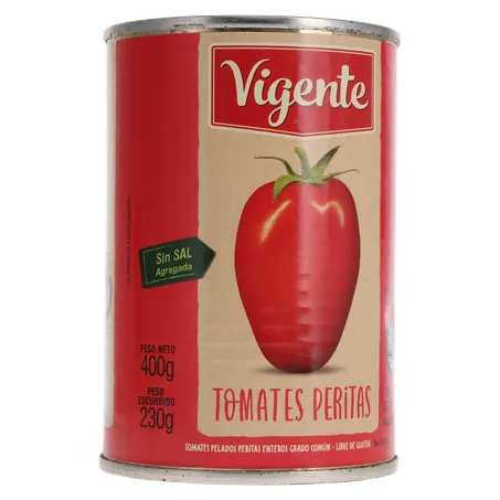TOMATE PELADO IMPORTADO DA ARGENTINA VIGENTE LATA 230G 360-34