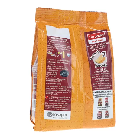 MISTURA BOLO TIO JOÃO LARANJA 270G 360-16